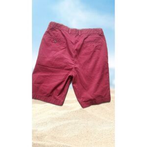 Brooks Brothers‎ Mens Bermuda Shorts Burgundy Cotton Sz. 33W